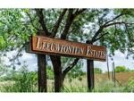 Leeuwfontein Plot For Sale